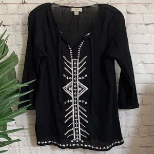 Loft Gauze Embroidered Top🍁Bundle & Save!